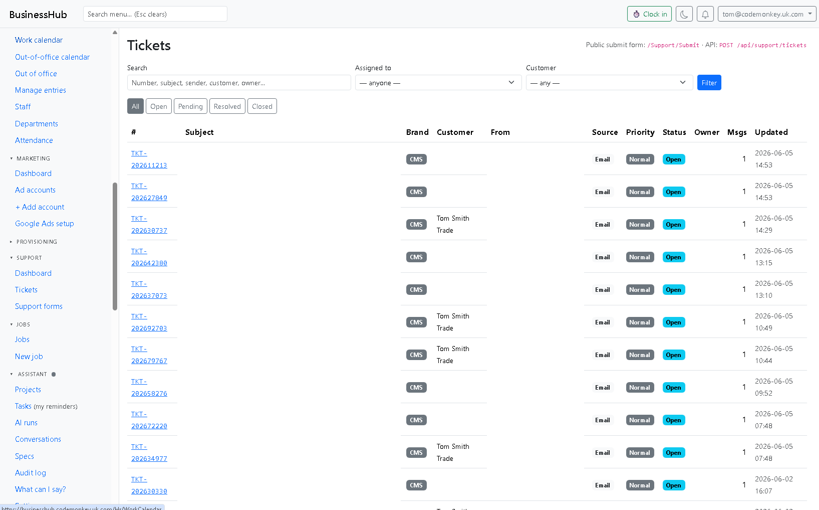 BusinessHub screenshot