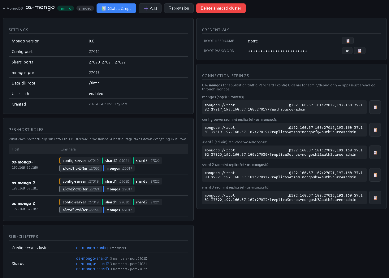 Server Manager (CSM) screenshot