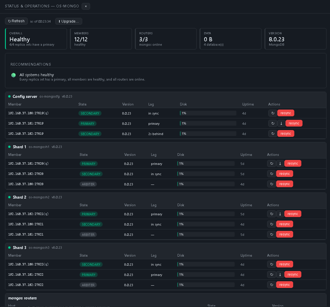 Server Manager (CSM) screenshot