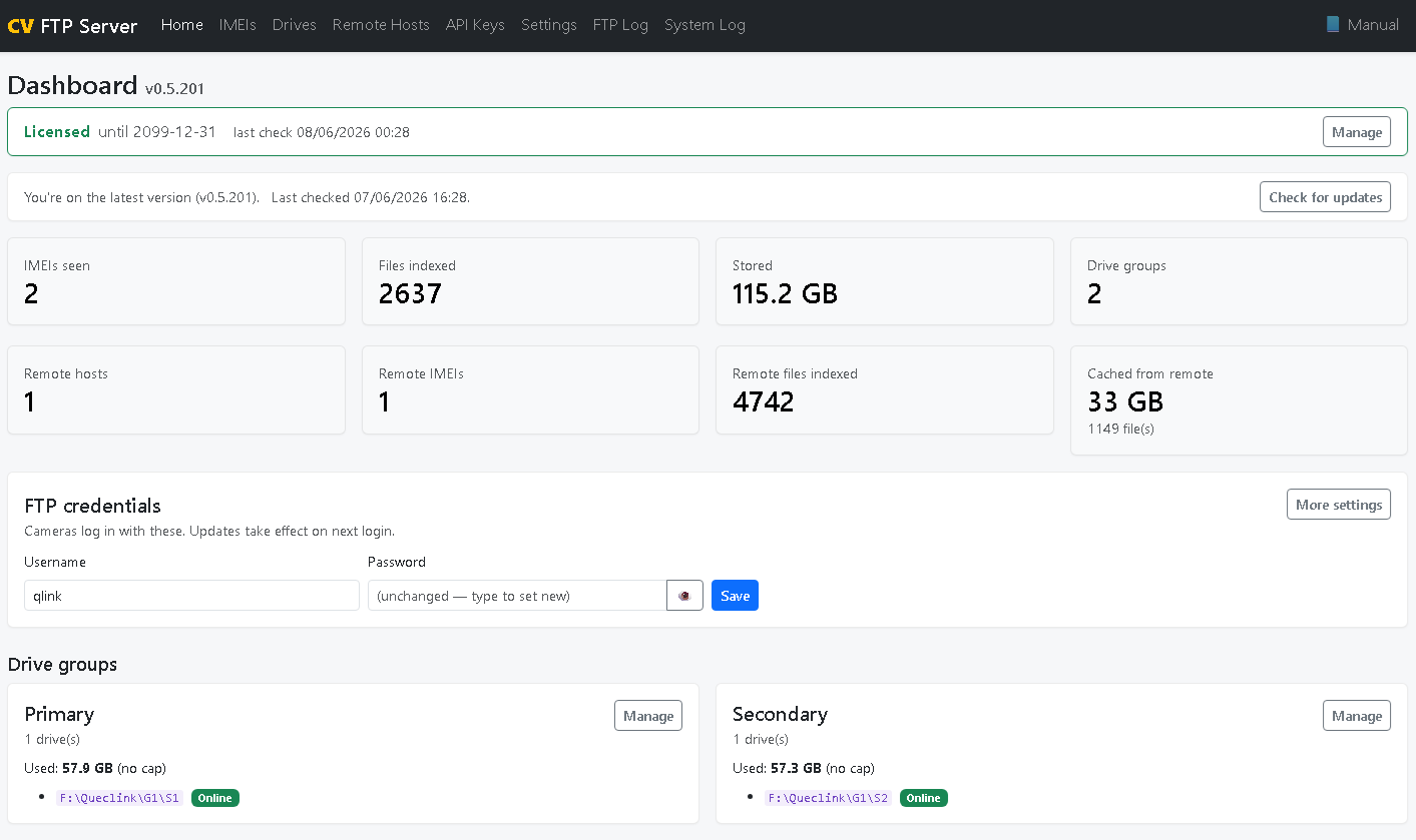 CVFTP screenshot
